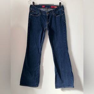 X2 Dark Blue Wide Leg Jeans